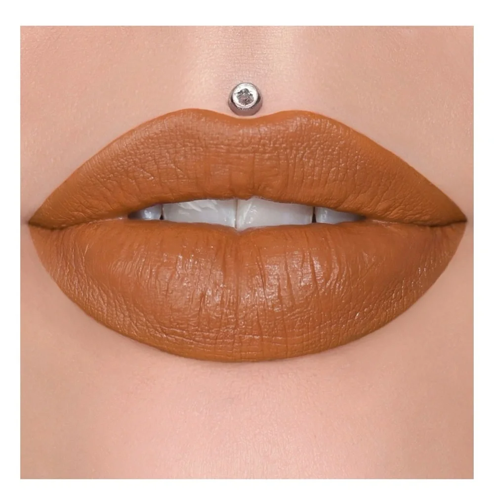 PLASTIC‎ SURGERY New in Box Jeffree Star Velvet Trap Lipstick Dark Orange Brown